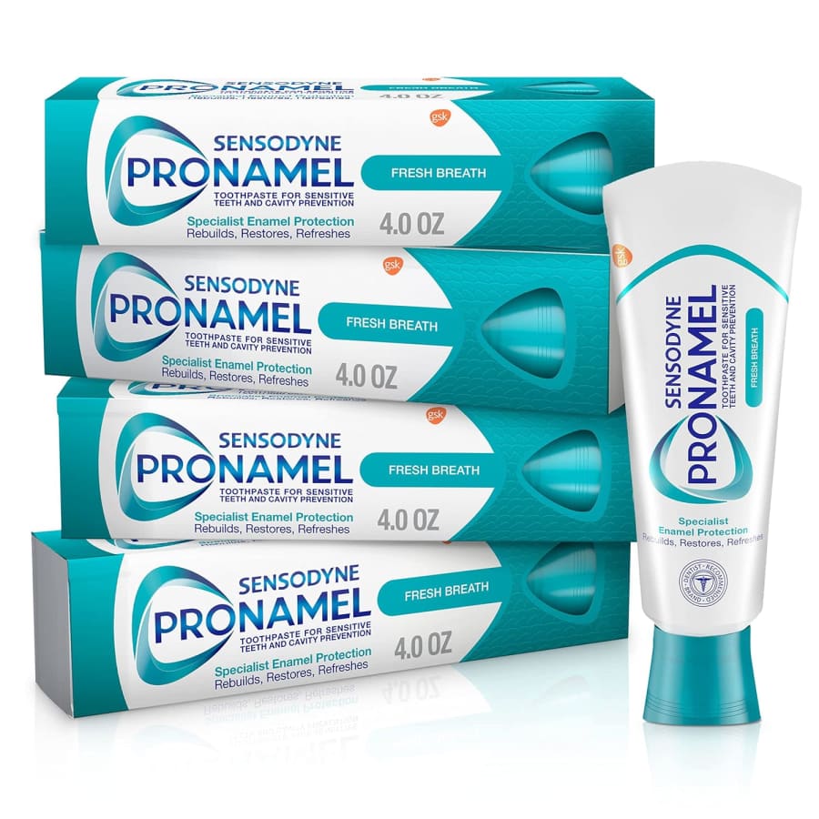 Sensodyne Pronamel Fresh Breath Enamel Toothpaste 4-Pack: $9.72 via Sub. & Save Sensodyne Pronamel Fresh Breath Enamel Toothpaste 4-Pack: $9.72 via Sub. & Save