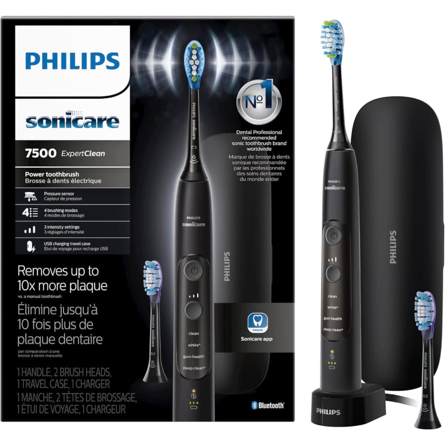 Philips Sonicare ExpertClean 7500 Electric Toothbrush: $100