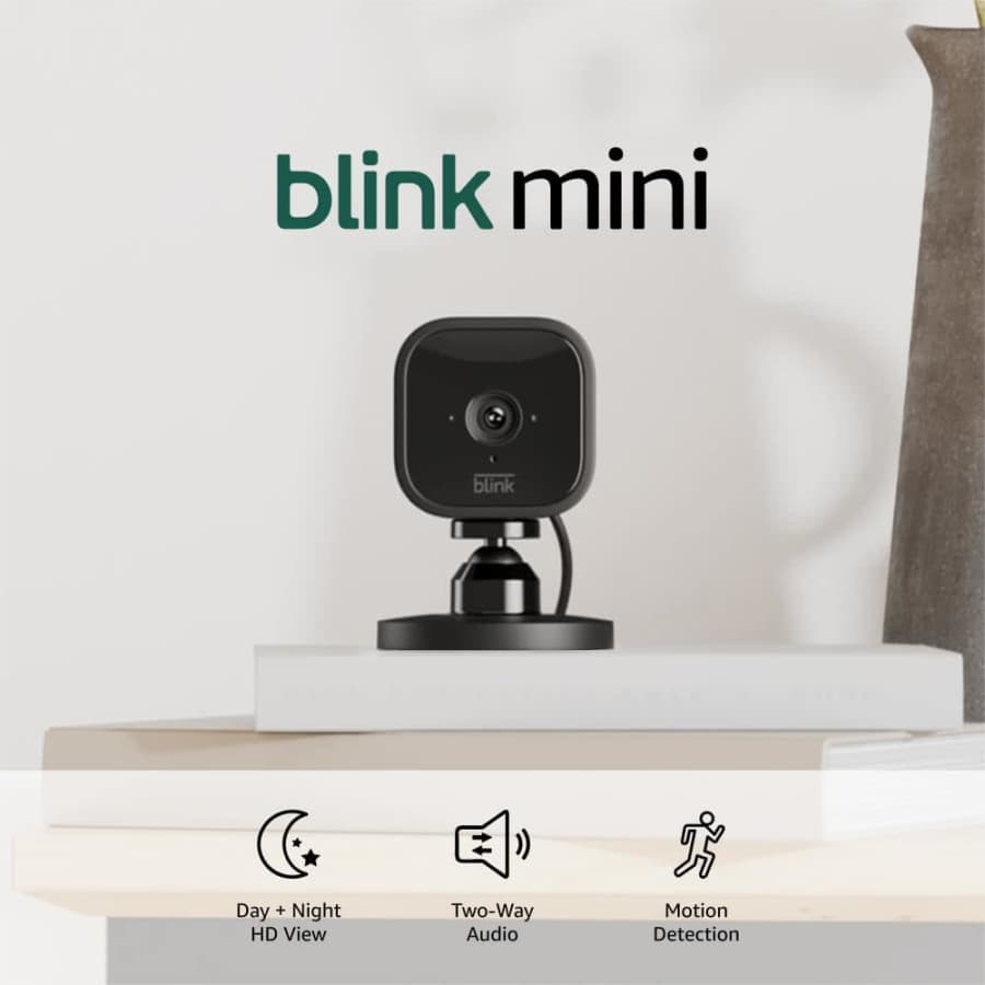 Blink Mini Compact 1080p Indoor Security Camera: $9.99