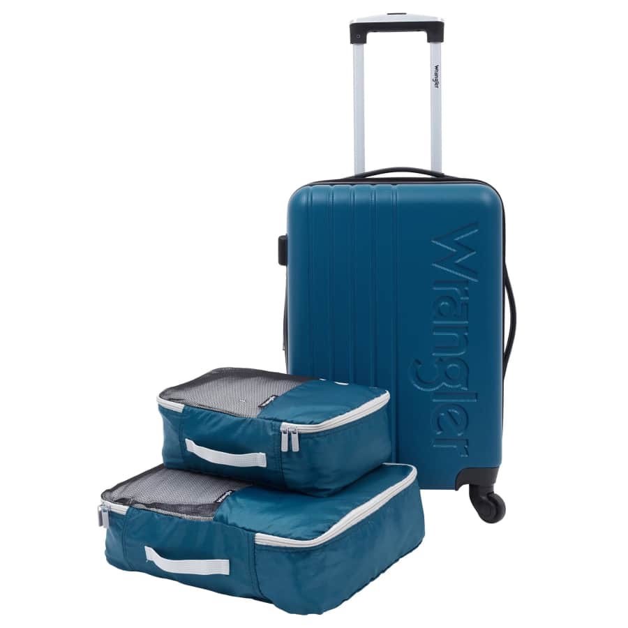 Wrangler San Antonio 3-Piece Expandable Luggage Set: $34