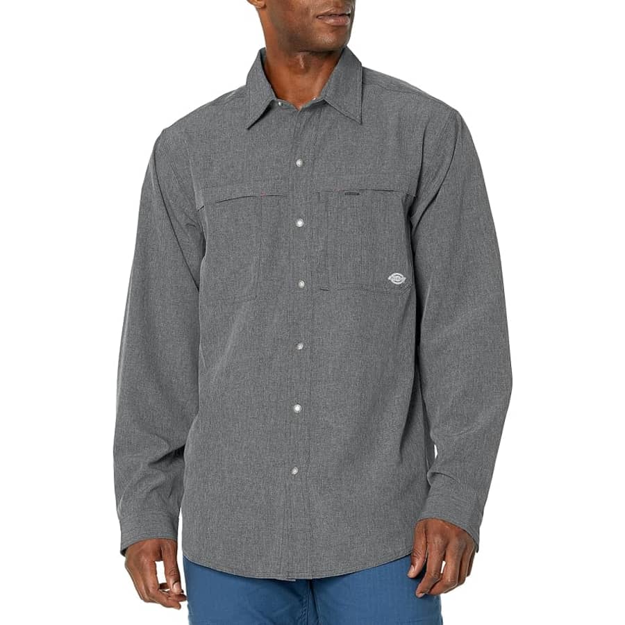 Dickies Men's Cooling Long Sleeve Work Shirt (Size S): $19
