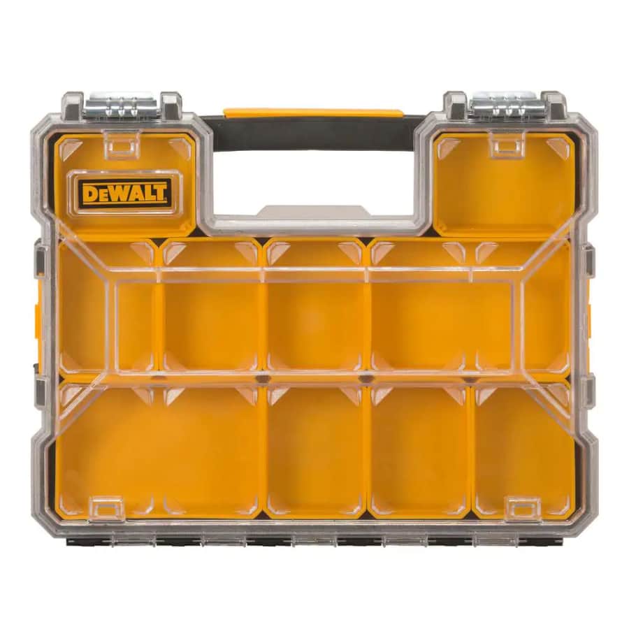 DeWalt 10-Compartment Shallow Pro Small Parts Organizer: $12.88