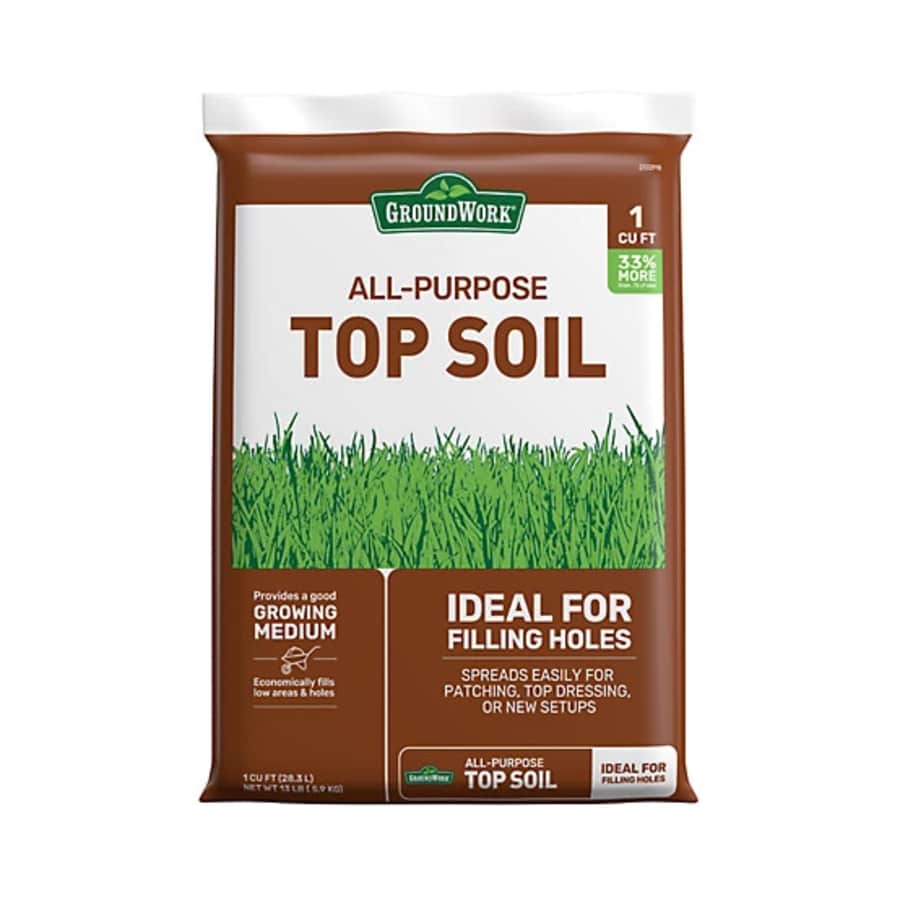 GroundWork 1-Cu. Ft. All-Purpose Top Soil: 2 for $5