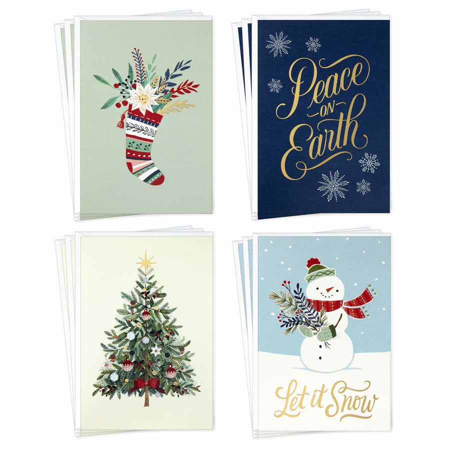 Hallmark Boxed Christmas Cards 12-Count: $6
