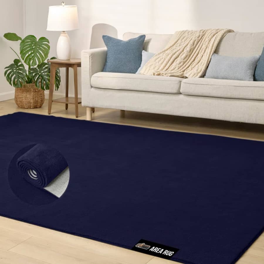 Gorilla Grip 5x7-Ft. Slip Resistant Stain Resistant Area Rug: $34.39