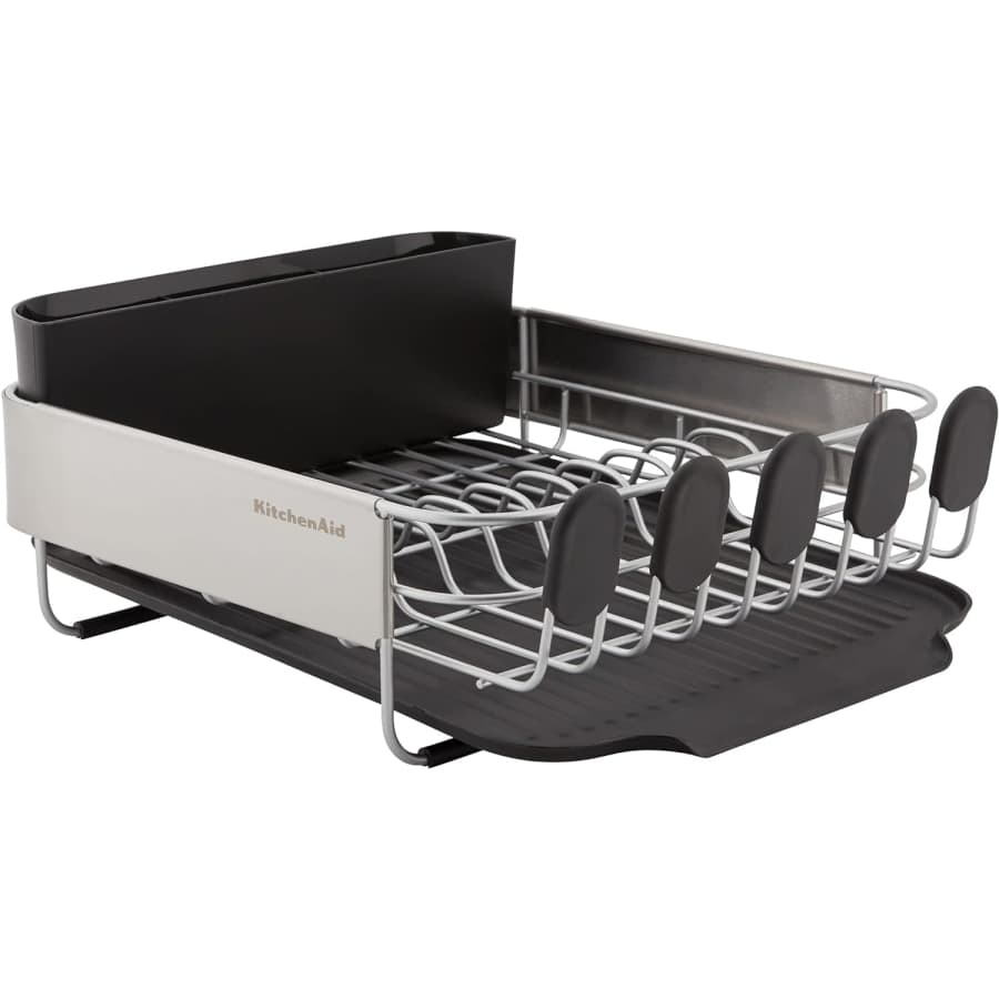 KitchenAid Stainless Steel Compact Dish Rack: $39 w/ Prime