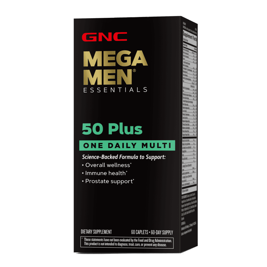 GNC Mega Men 50 Plus One Daily 60-Capsule Multivitamin: 4-month supply for $20