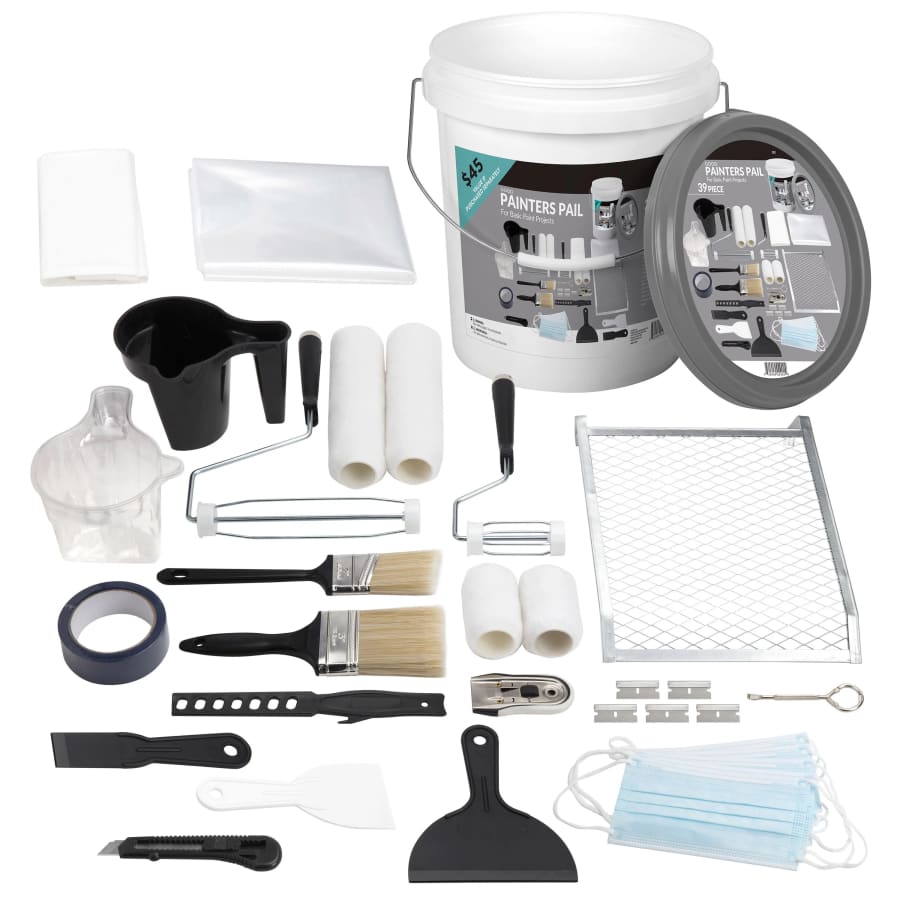 Paint Pro Painting Bucket 39-Piece Tool Set: $24 Paint Pro Painting Bucket 39-Piece Tool Set: $24