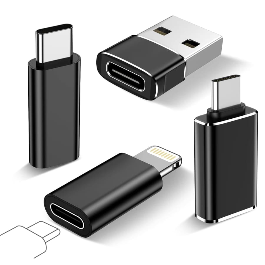 USB Adapter Combination 4-Pack: $6.49