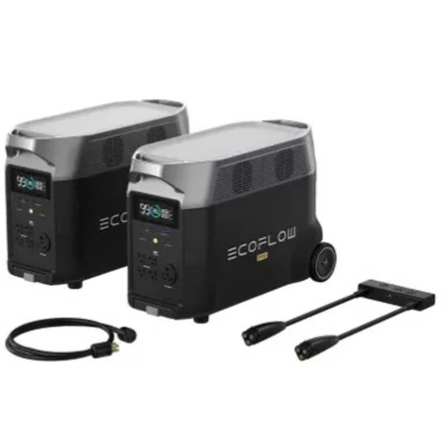 EcoFlow Whole-Home Backup Solutions with 2 DELTA Pro + Double Voltage Hub: $3,299 for members