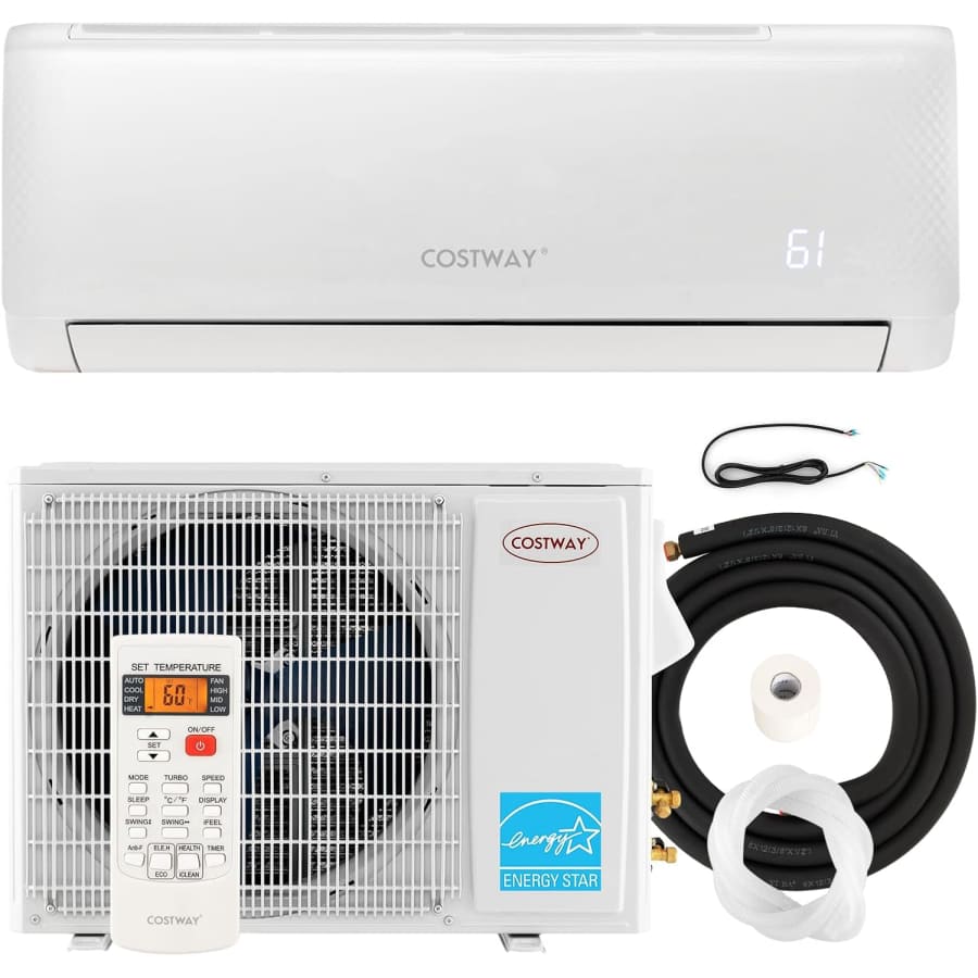 Costway 12,000 BTU Mini Split Air Conditioner with Heat Pump: $450 Costway 12,000 BTU Mini Split Air Conditioner with Heat Pump: $450