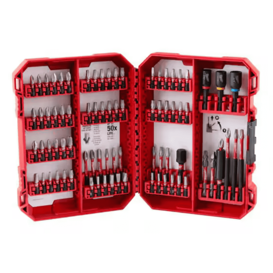 Milwaukee Shockwave 80-Piece Impact-Duty Alloy Steel Bit Set: $25