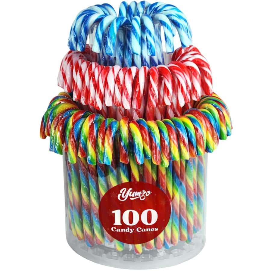Yumzo 100-Count Candy Cane Variety Pack: $34.29 Yumzo 100-Count Candy Cane Variety Pack: $34.29