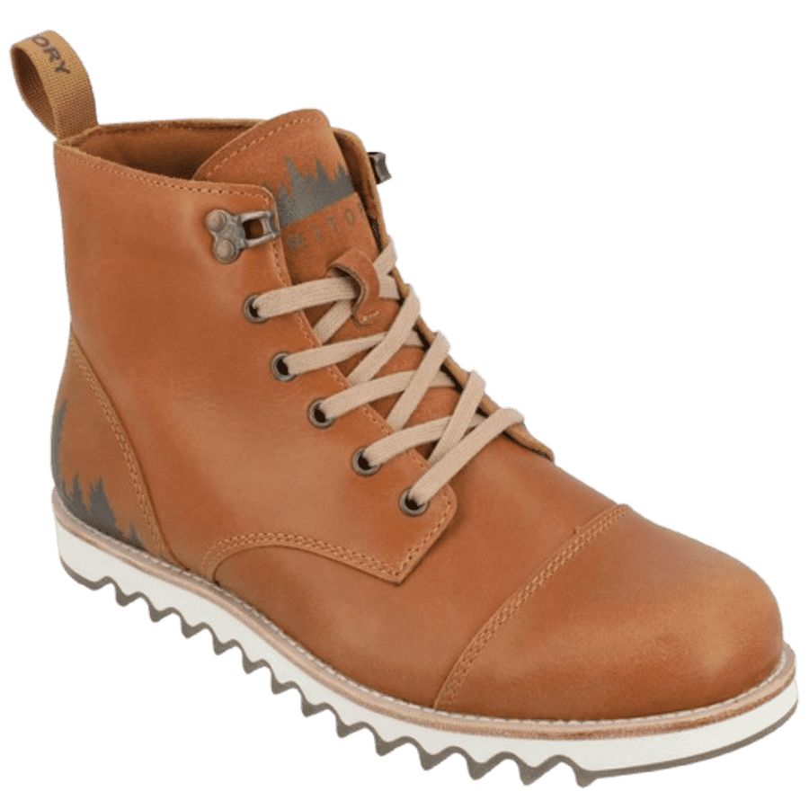 Territory Boots Men's Zion Water Resistant Lace-Up Lug Boots: $40 Territory Boots Men's Zion Water Resistant Lace-Up Lug Boots: $40