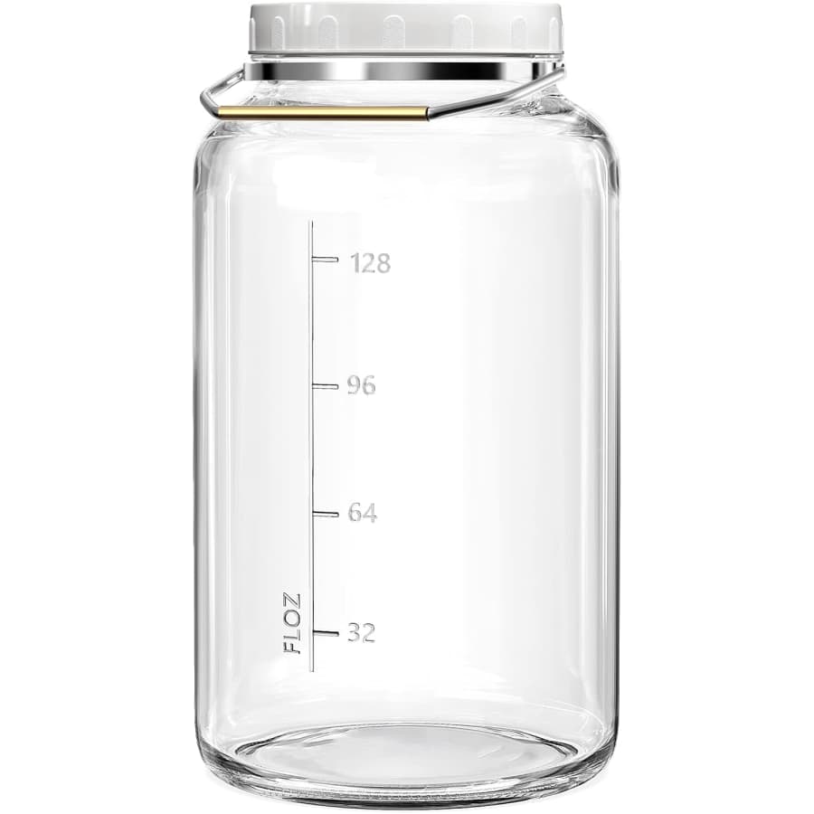 1.5-Gallon Glass Jar: $17