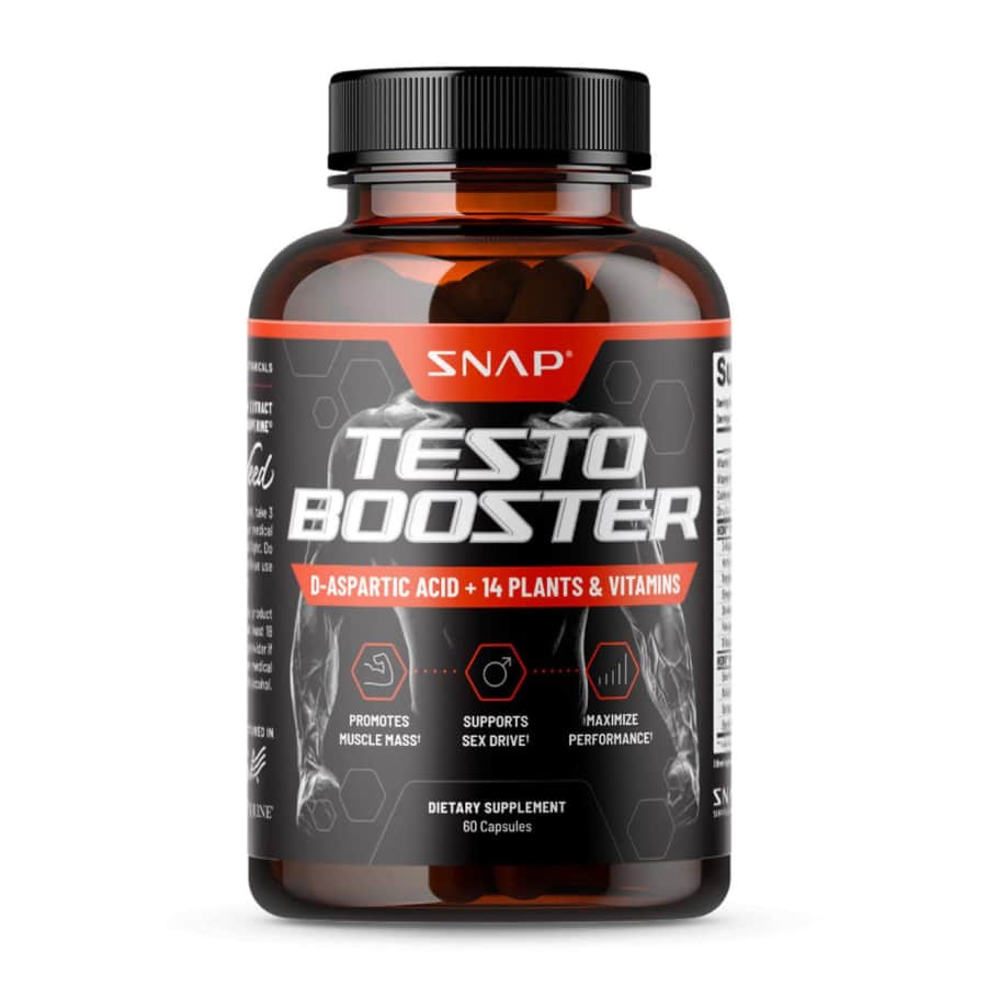 Snap Supplements Testo Booster 60-Capsule Bottle: 2 for $45