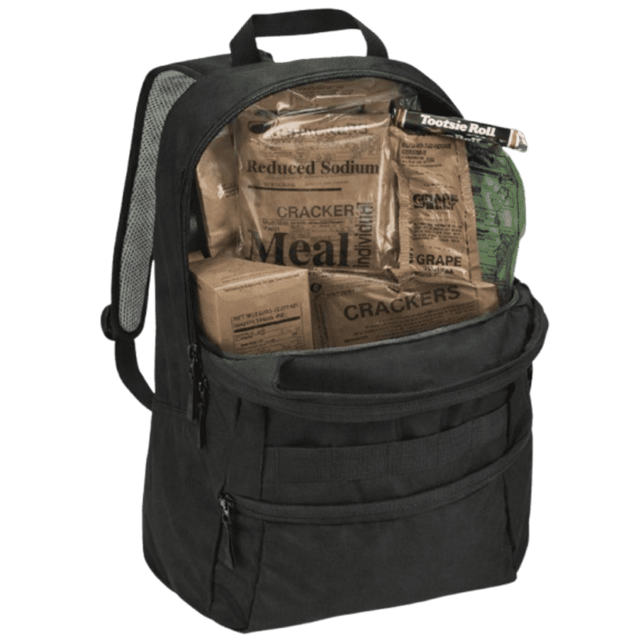 15L Molle Tac Backpack w/ MRE Kit 6-Pack: $20 15L Molle Tac Backpack w/ MRE Kit 6-Pack: $20