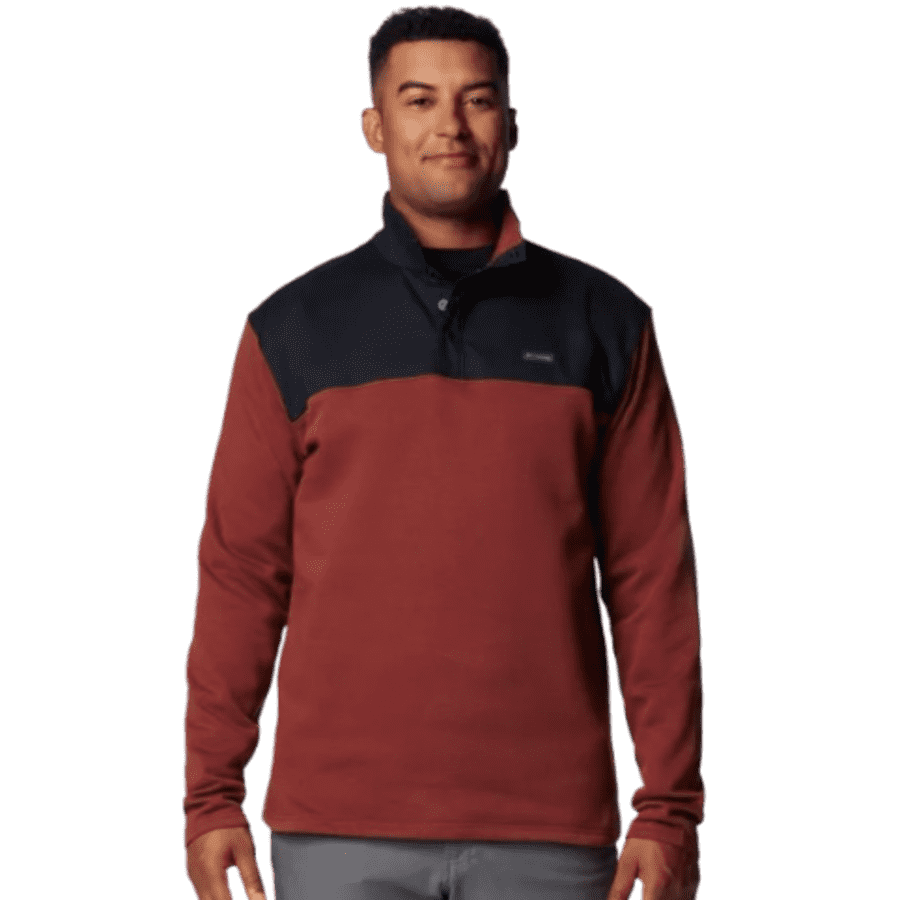 Columbia Men's Pitchstone Overlay Half Snap Pullover: $33 Columbia Men's Pitchstone Overlay Half Snap Pullover: $33