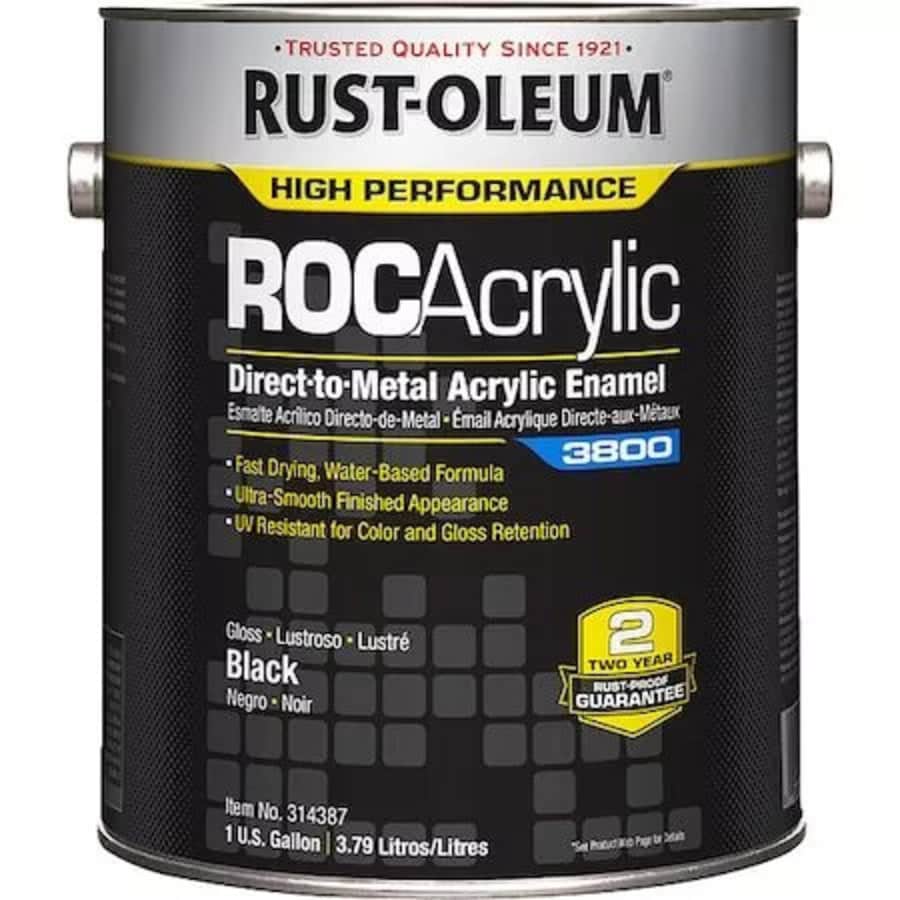 Rust-Oleum 1-Gallon Acrylic Enamel Coating: $59 Rust-Oleum 1-Gallon Acrylic Enamel Coating: $59