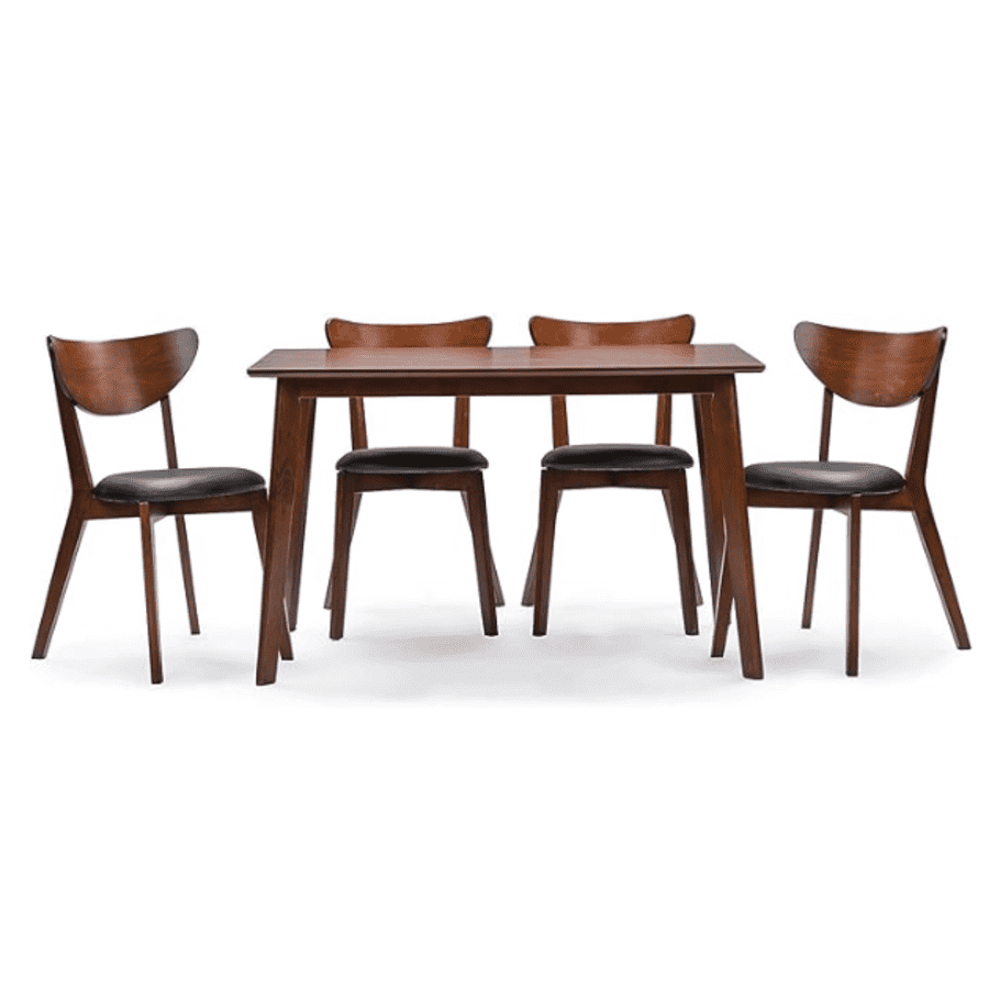 Baxton Studio Sumner 5-Piece Dining Set: $319 Baxton Studio Sumner 5-Piece Dining Set: $319
