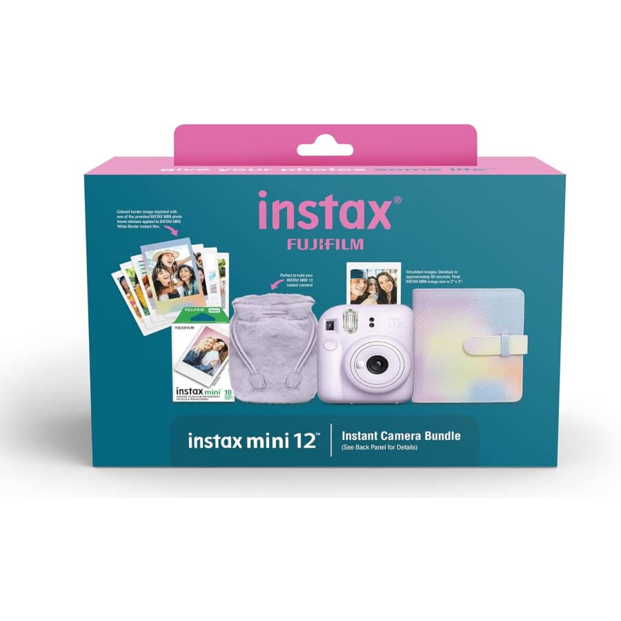 Fujifilm INSTAX Mini 12 Holiday Bundle: $70 Fujifilm INSTAX Mini 12 Holiday Bundle: $70