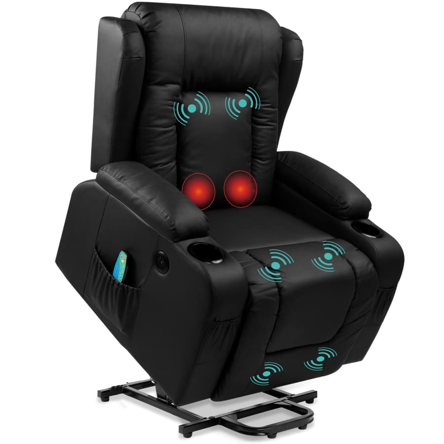 Best Choice Products Electric Heated Massaging Power Lift Recliner: $389.99