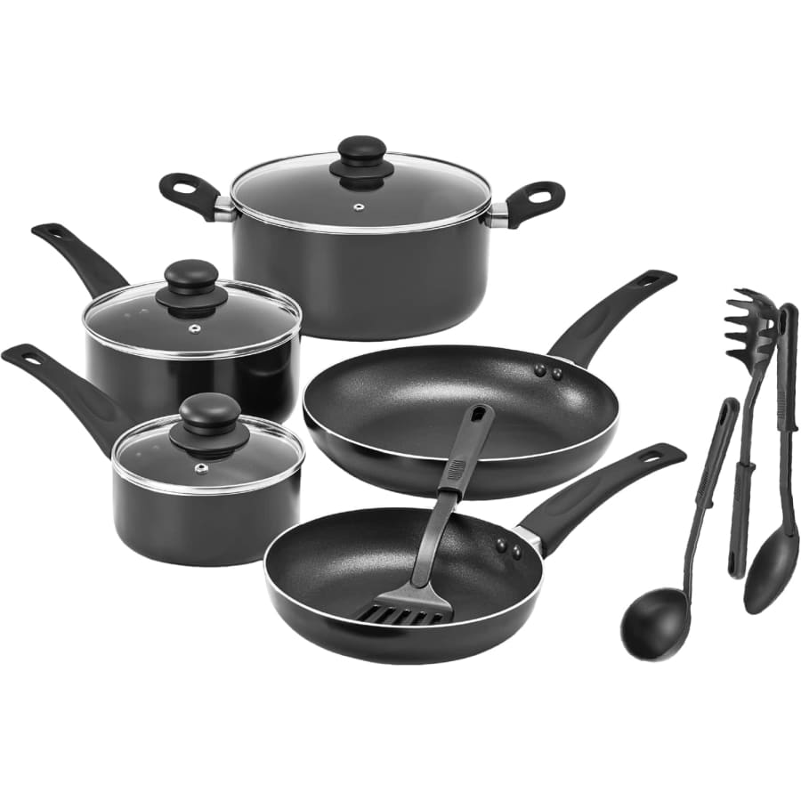 Bella 12-Piece Nonstick Cookware Set: $40 Bella 12-Piece Nonstick Cookware Set: $40