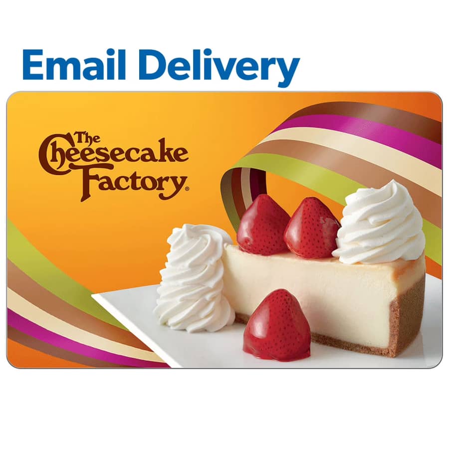 $25 or $50 The Cheesecake Factory Gift Card at Sam's Club: from $24