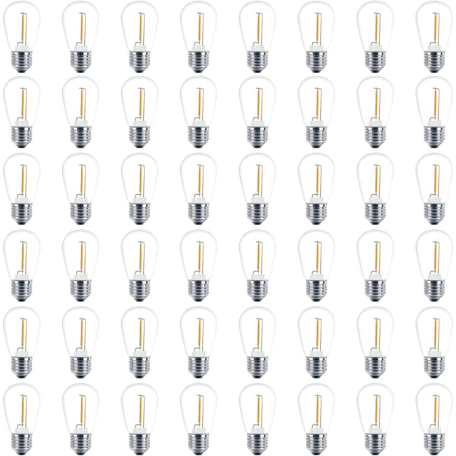 Meconard S14 LED String Light Bulb 48-Pack: $36