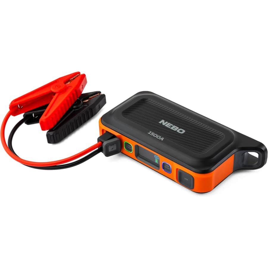 Nebo 1500A Portable Car Battery Jump Starter: $70