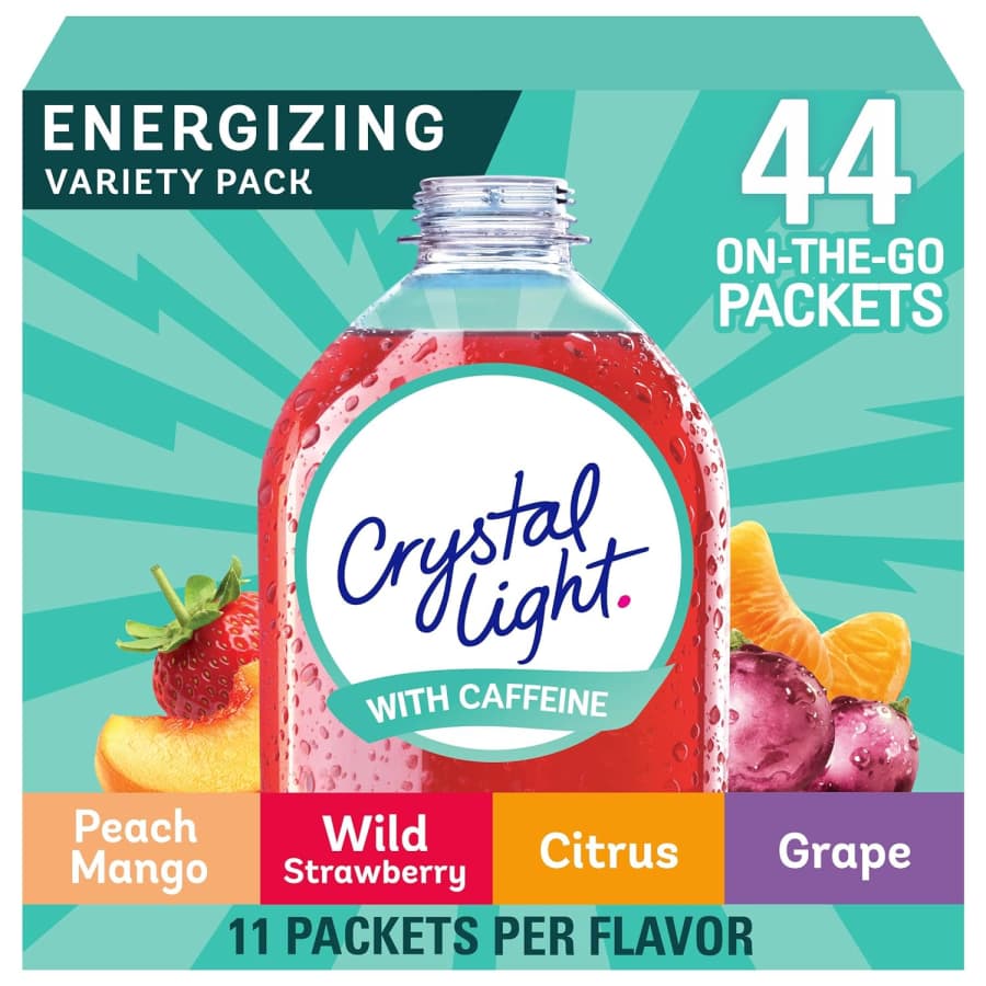 Crystal Light Energizing 44-Count Variety Pack: $7.99 via Sub & Save