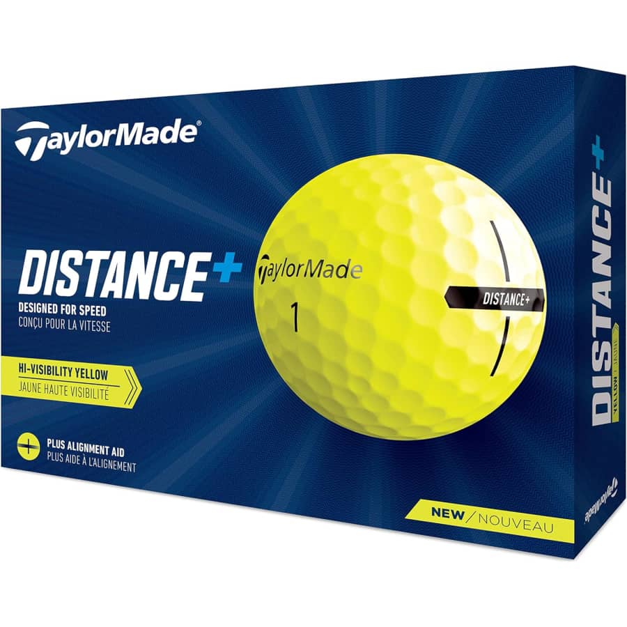 TaylorMade Distance+ Golf Balls 12-Pack: $11