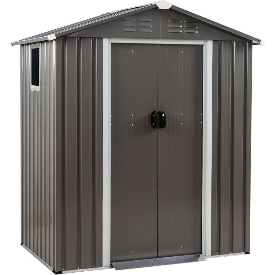 Shintenchi 5x3ft Outdoor Storage Shed w/ Window: $110 w/ Prime
