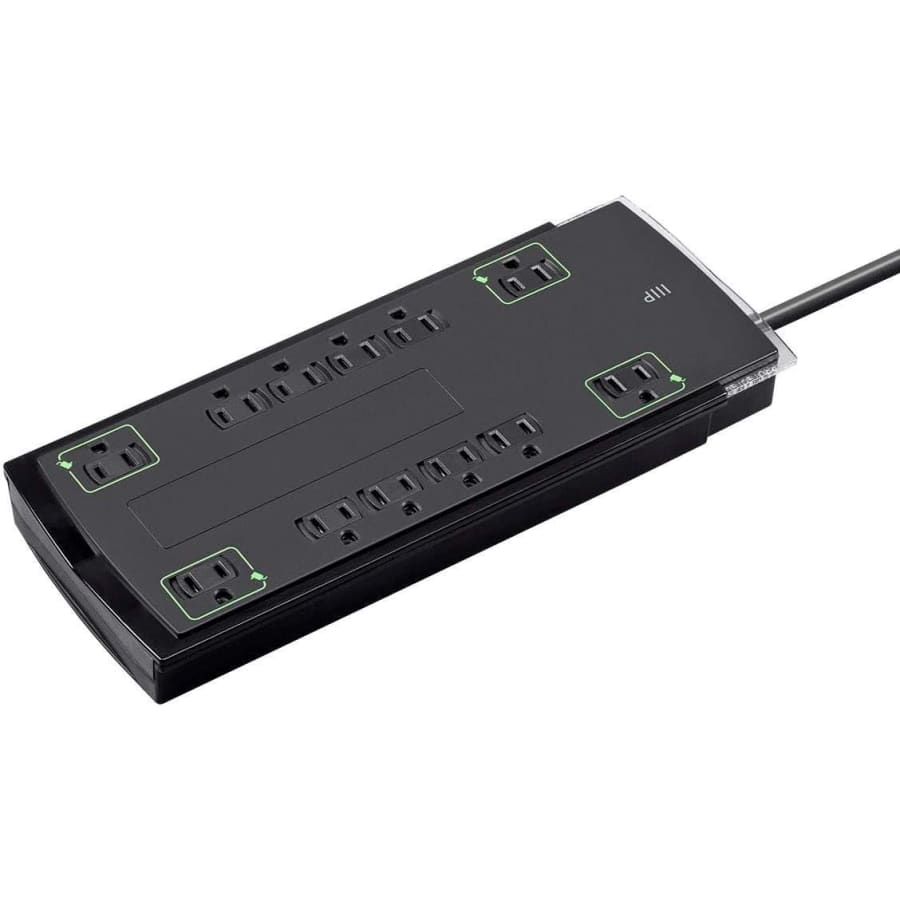 Monoprice 12-Outlet 10-Foot Slim Surge Protector Power Strip: $18.99