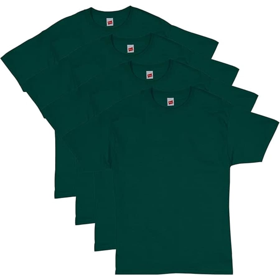 Hanes Men's Essentials Crewneck T-Shirt 4-Pack: $11