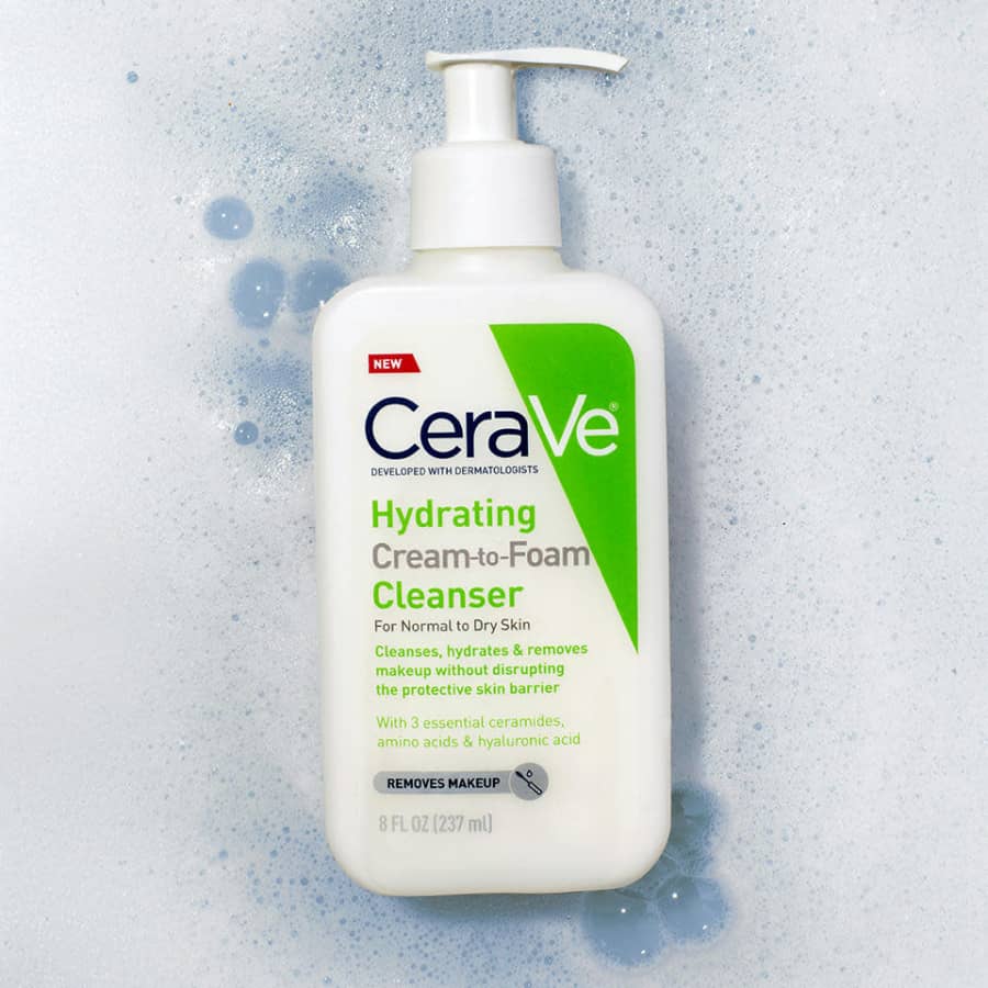 CeraVe Hydrating Cream-to-Foam Cleanser Sample: Free