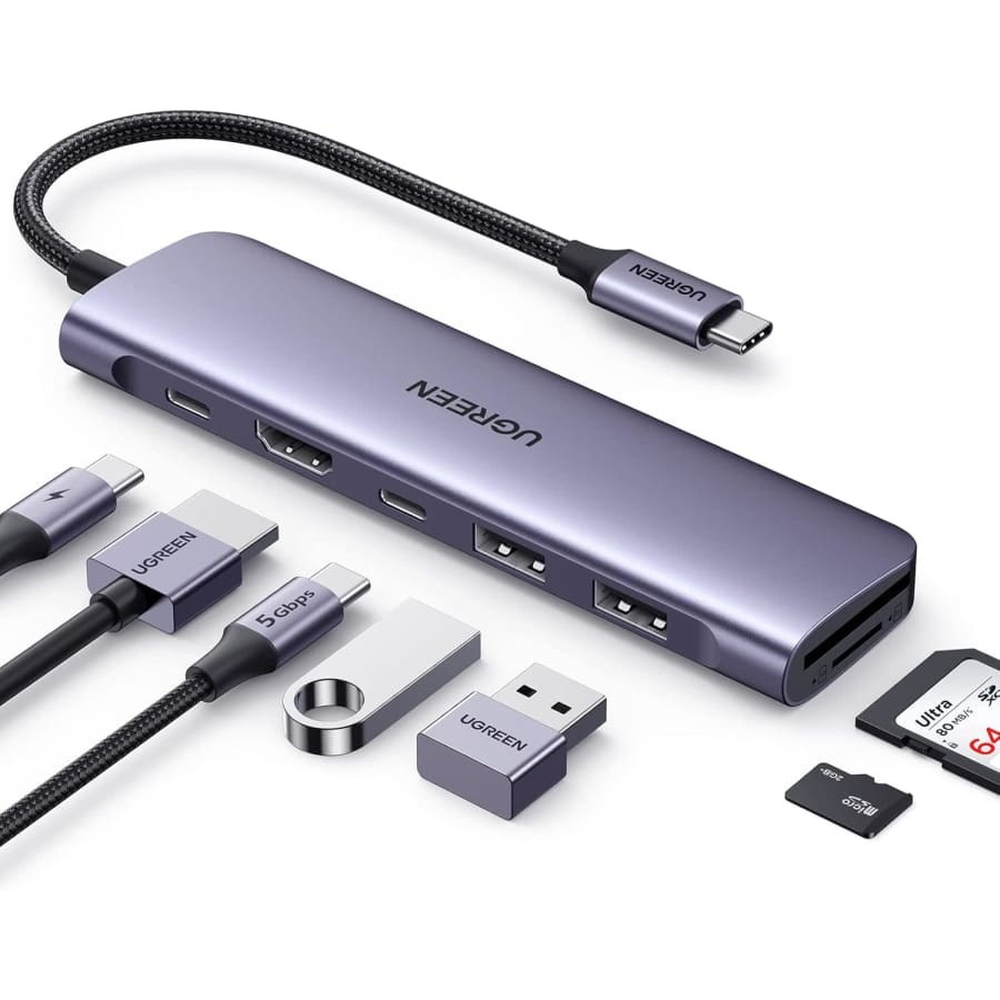 UGREEN Revodok 7-in-1 USB-C Hub: $16