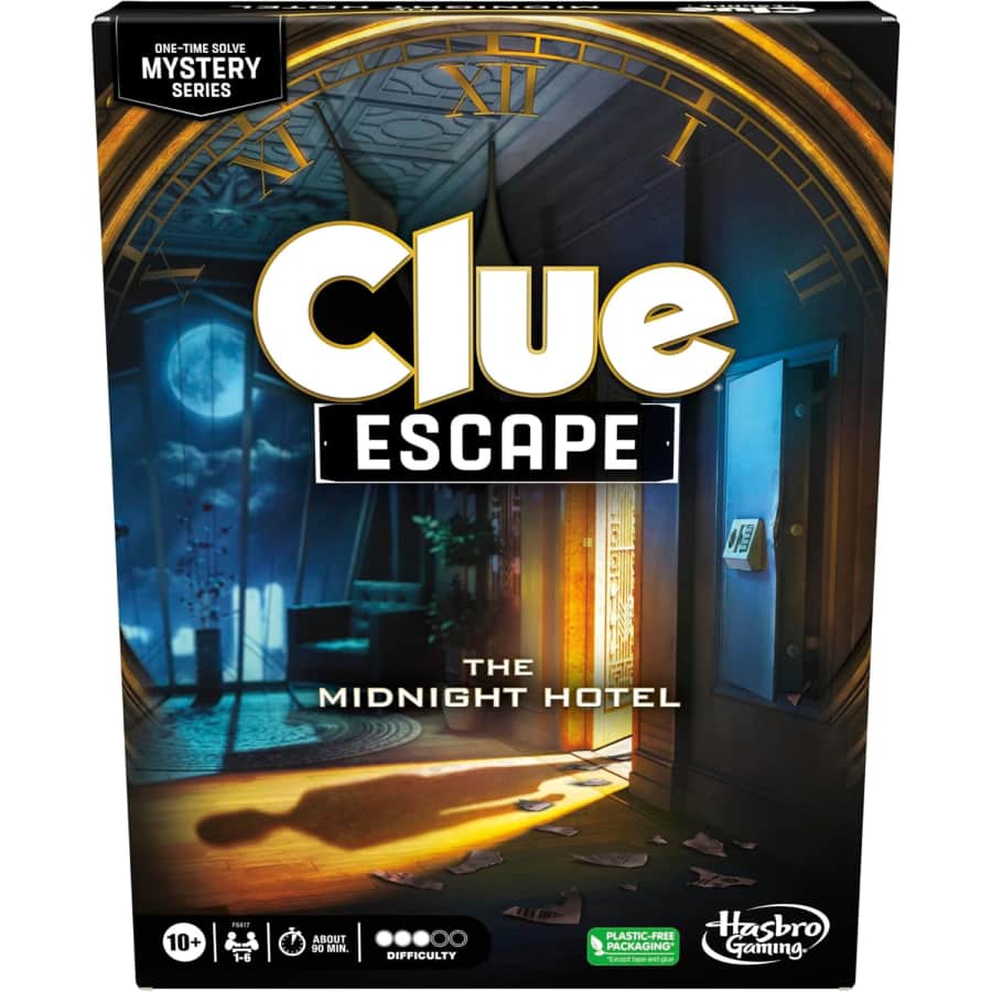 Hasbro Clue Escape: The Midnight Hotel Board Game: $14 Hasbro Clue Escape: The Midnight Hotel Board Game: $14
