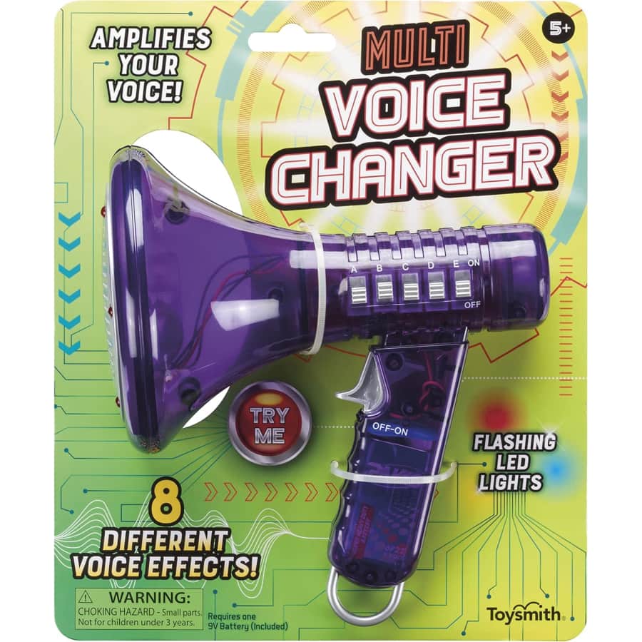 Toysmith Tech Gear Multi Voice Changer: $16