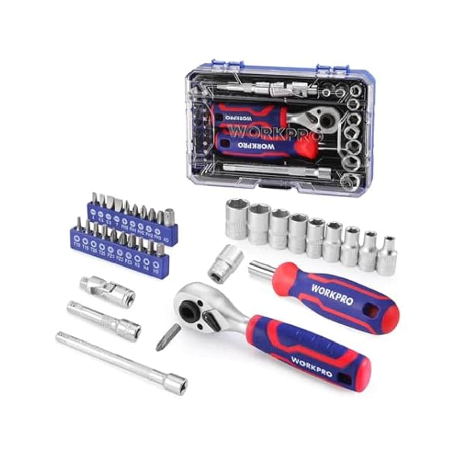 WorkPro Dr. Master 34-Piece 1/4" Socket Set: $13 WorkPro Dr. Master 34-Piece 1/4" Socket Set: $13
