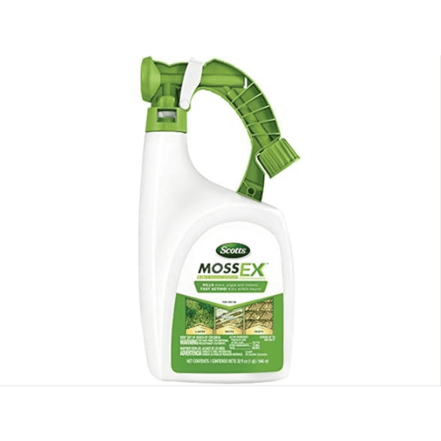 Scotts MossEx 3-in-1 Ready 32-oz. Spray: $14 Scotts MossEx 3-in-1 Ready 32-oz. Spray: $14