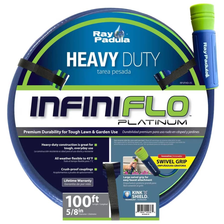 Ray Padula InfiniFlo 100-Foot Platinum Heavy-Duty Hose: $17.99 Ray Padula InfiniFlo 100-Foot Platinum Heavy-Duty Hose: $17.99