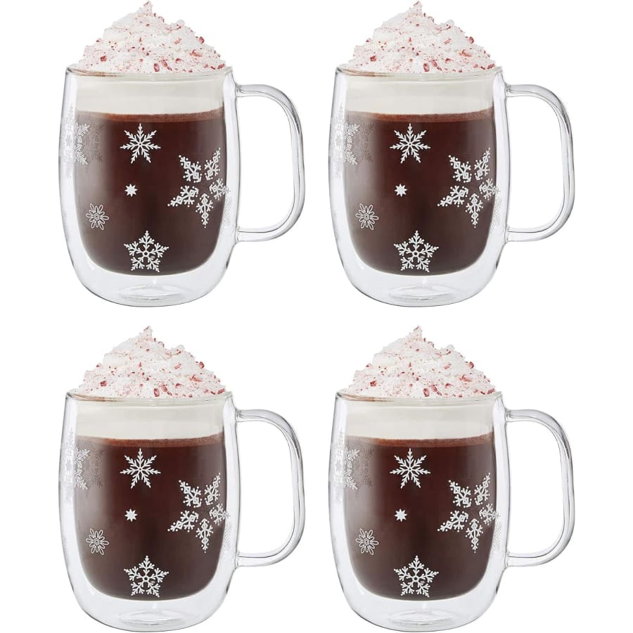 Zwilling Sorrento Snowflake Mugs 4-Pack: $49.99