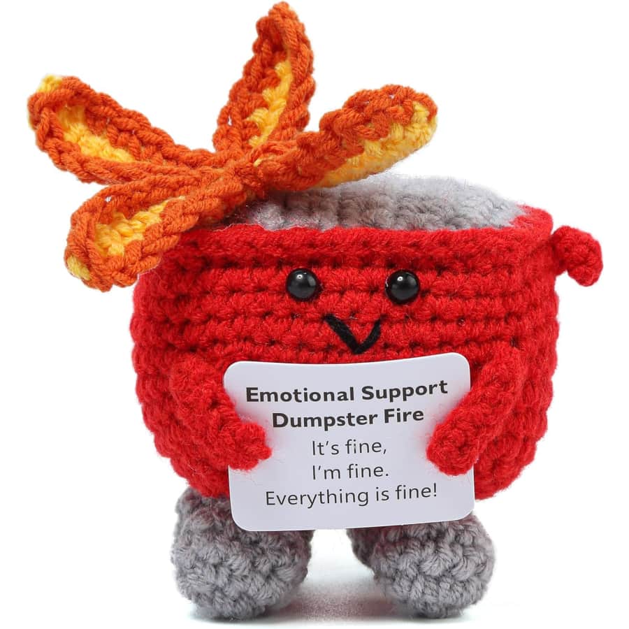 Emotional Support Dumpster Fire: $6