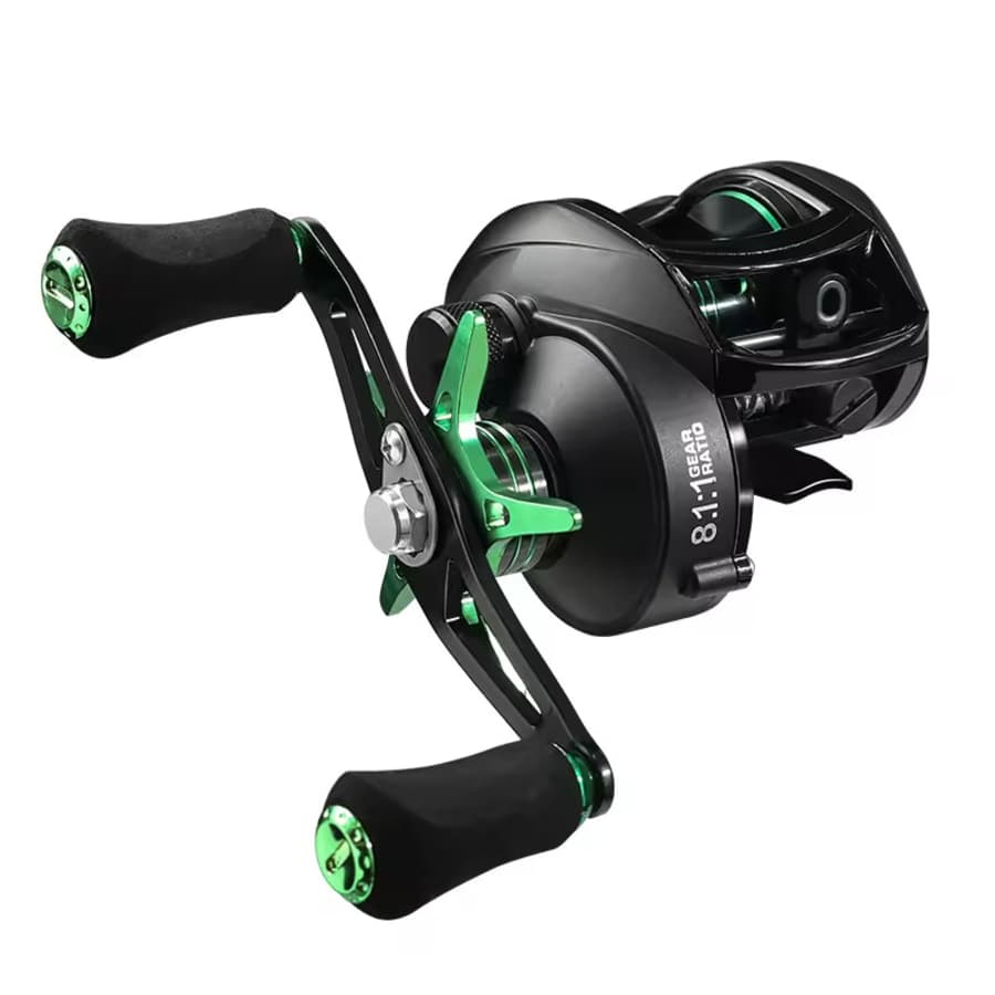 Linnhue 8.1:1 Ratio Baitcasting Reel: $9 Linnhue 8.1:1 Ratio Baitcasting Reel: $9