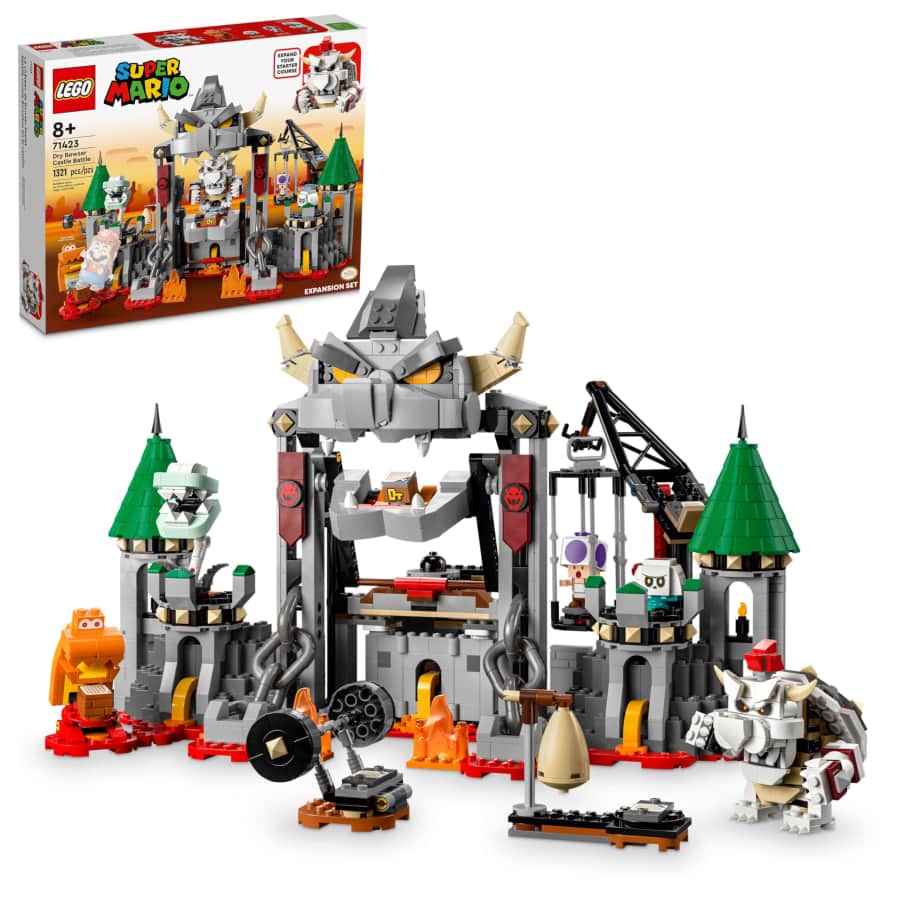 LEGO Super Mario Dry Bowser Castle Expansion Set 71423: $80