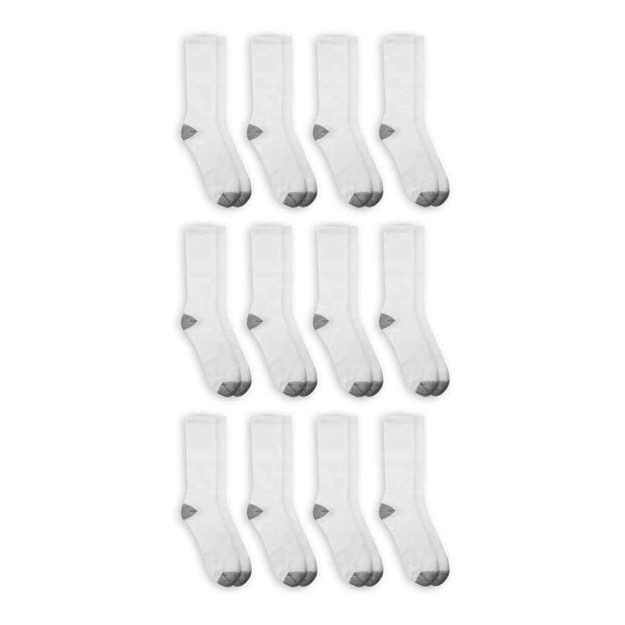 Athletic Works Men's Crew Socks 12-Pack: $11 Athletic Works Men's Crew Socks 12-Pack: $11