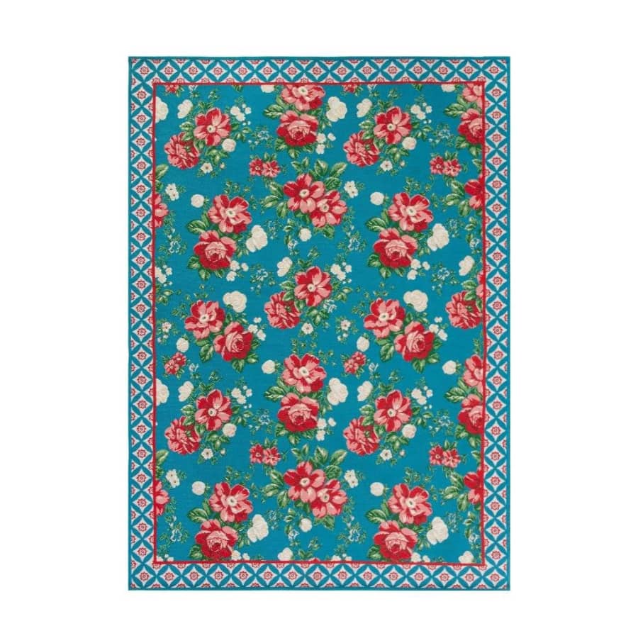The Pioneer Woman 7x10-Foot Vintage Floral Outdoor Rug: $40 The Pioneer Woman 7x10-Foot Vintage Floral Outdoor Rug: $40
