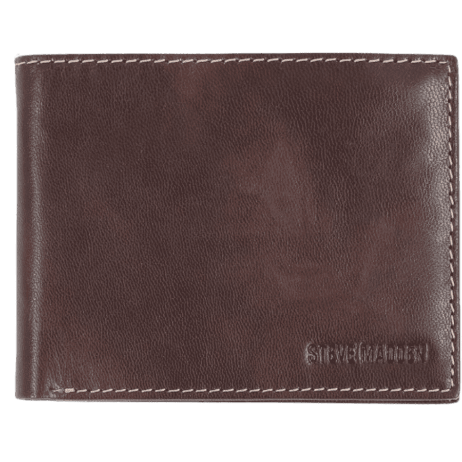 Steve Madden Men's Leather RFID Wallet: $9.09