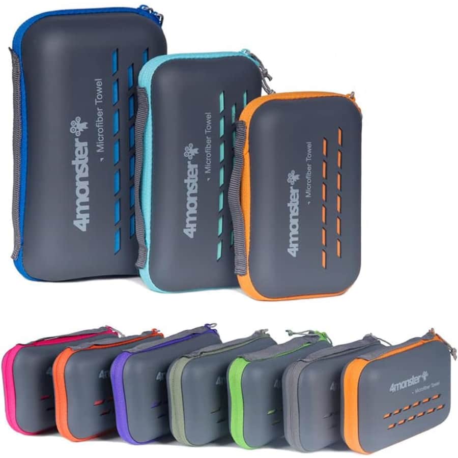 4Monster Quick Dry Towel w/ Travel Case: $8.09 4Monster Quick Dry Towel w/ Travel Case: $8.09